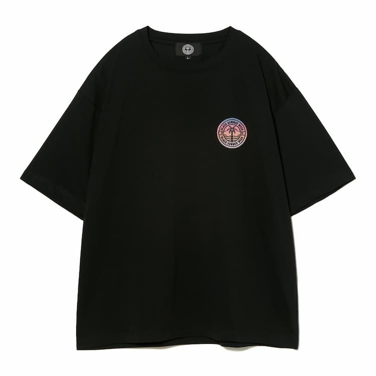 Rフィットワッペン付きTシャツ ブラック