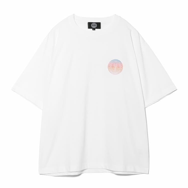 Rフィットワッペン付きTシャツ ホワイト