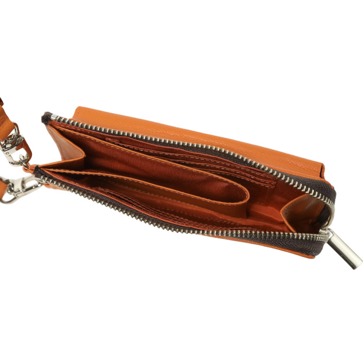 最高級レーザースマホポーチ オレンジ