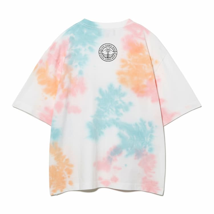 BSW ムラ染プリントTシャツ(レディース)