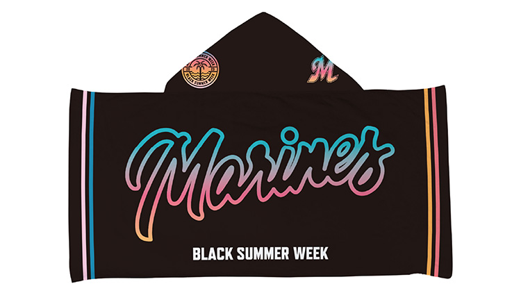 BSW フード付きタオル(マリーンズロゴ)