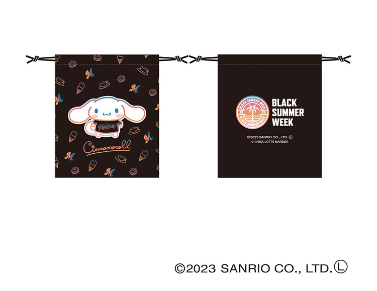 千葉ロッテマリーンズ - ⚾限定⚾クロミ⚾BLACK SUMMER WEEK⚾ハイブリットフェイスタオル⚾ 千葉ロッテマリーンズ - ⚾限定⚾クロミ⚾BLACK SUMMER WEEK