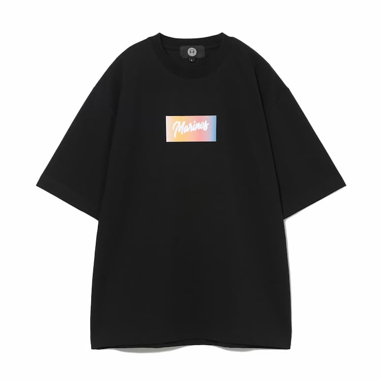 BSW BOXロゴ半袖BIGTシャツ ブラック