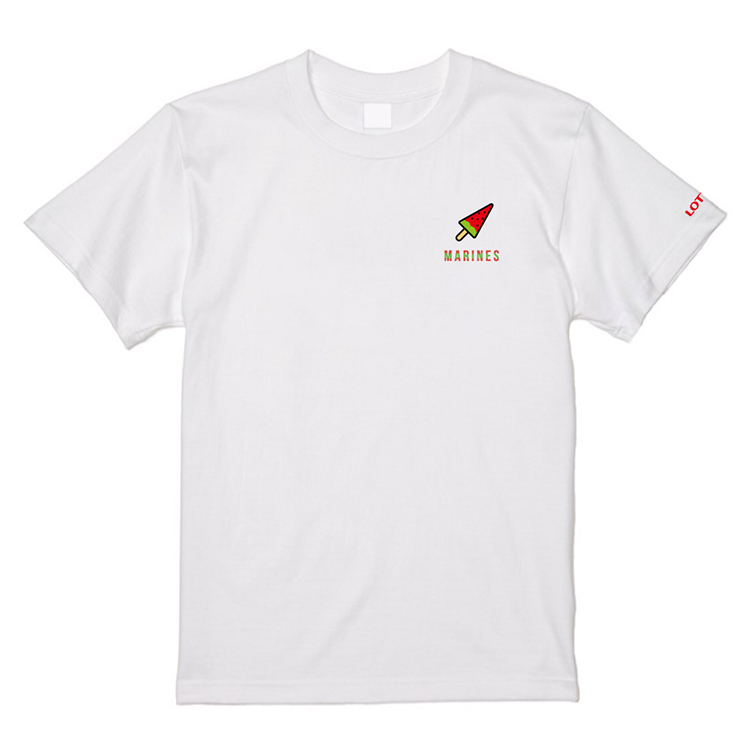 スイカバー_TシャツWHT