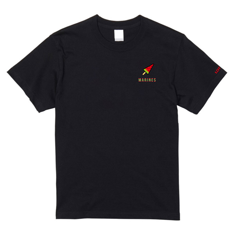 スイカバー_TシャツBLK