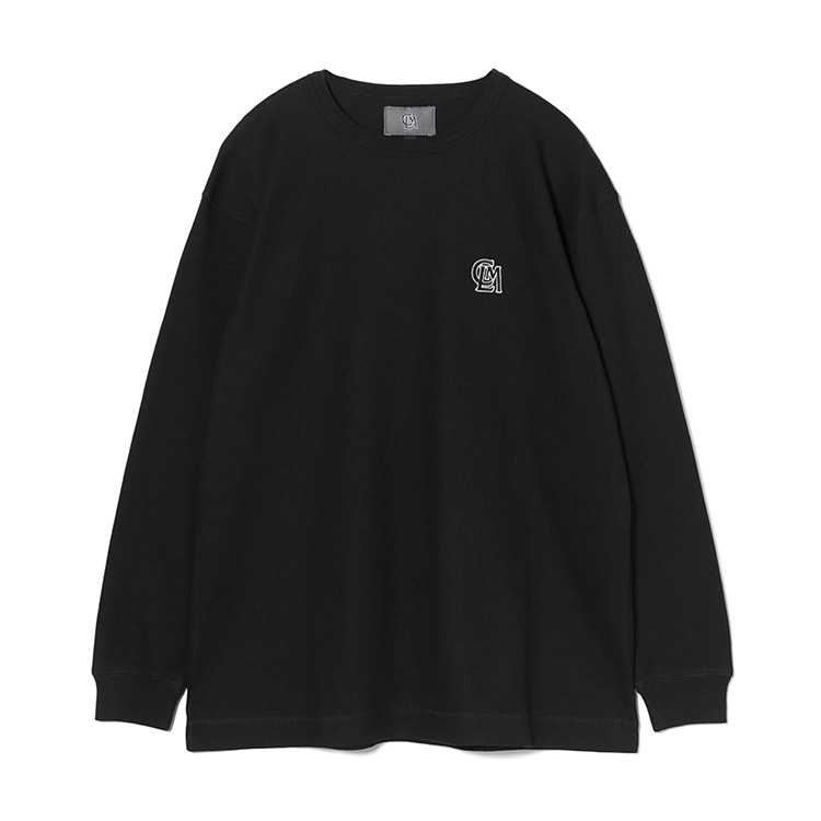 ワッフルクルーネック長袖Tシャツ(CLM)