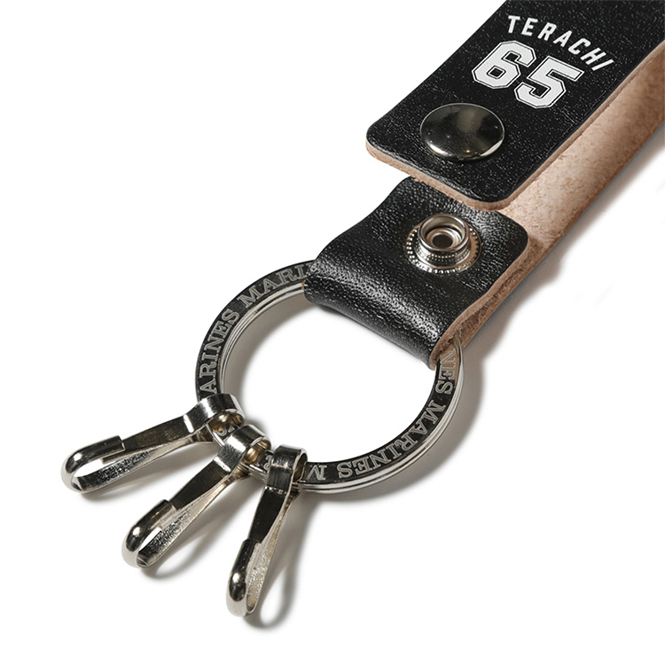 本革製ベルトキーリング