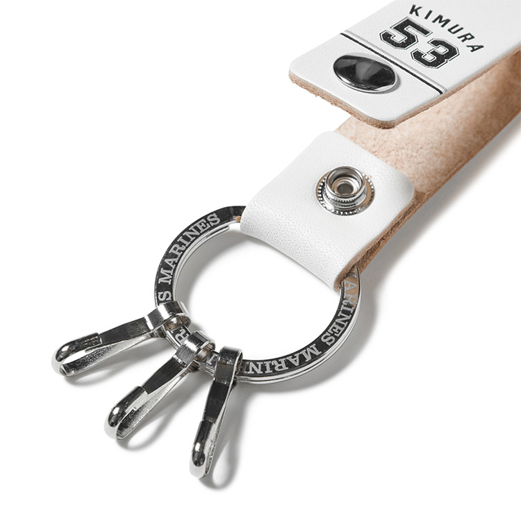 本革製ベルトキーリング