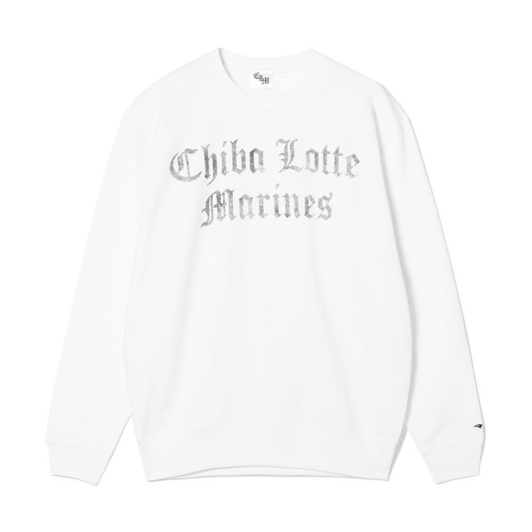 NCEかすれスウェット(Chiba Lotte Marinesロゴ)