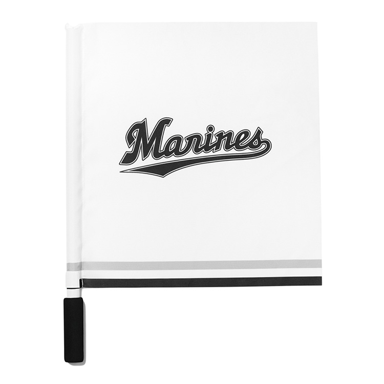 マリーンズフラッグ マリーンズロゴ BELIEF柄