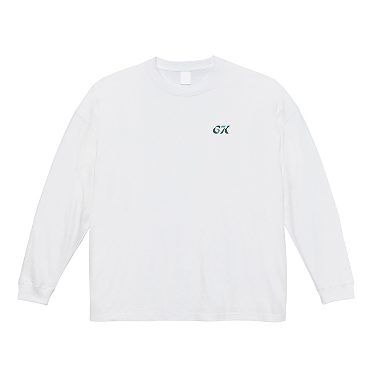 刺繍長袖BIGTシャツ