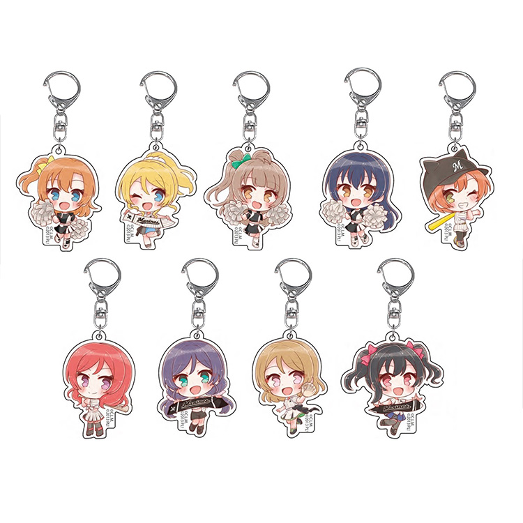 千葉ロッテマリーンズ×ラブライブ！ アクリルキーホルダー