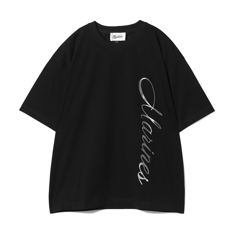 スクリプトMARINES縦PT半袖Tシャツ