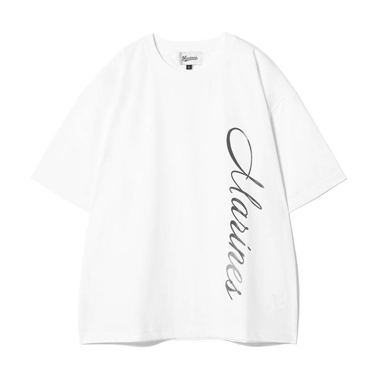 スクリプトMARINES縦PT半袖Tシャツ