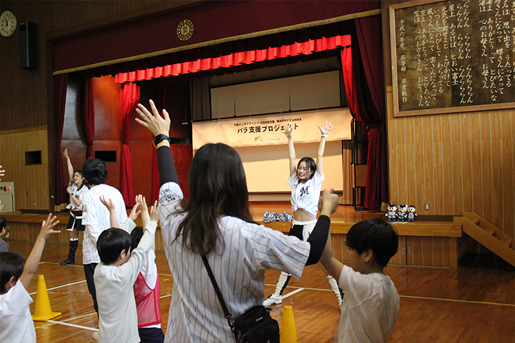 パラ支援プロジェクトの様子
