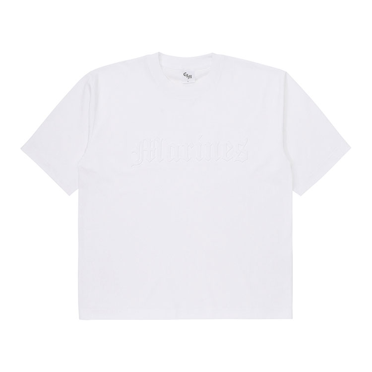NCEエンボスプリント半袖Tシャツ(Marinesロゴ)