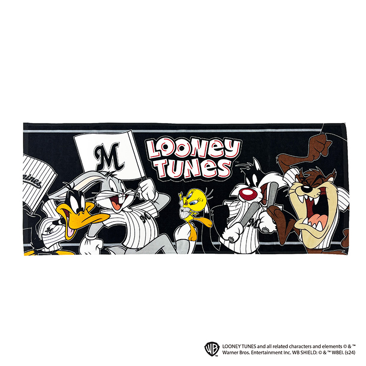 MARINES×LOONEY TUNES フェイスタオル フラッグ