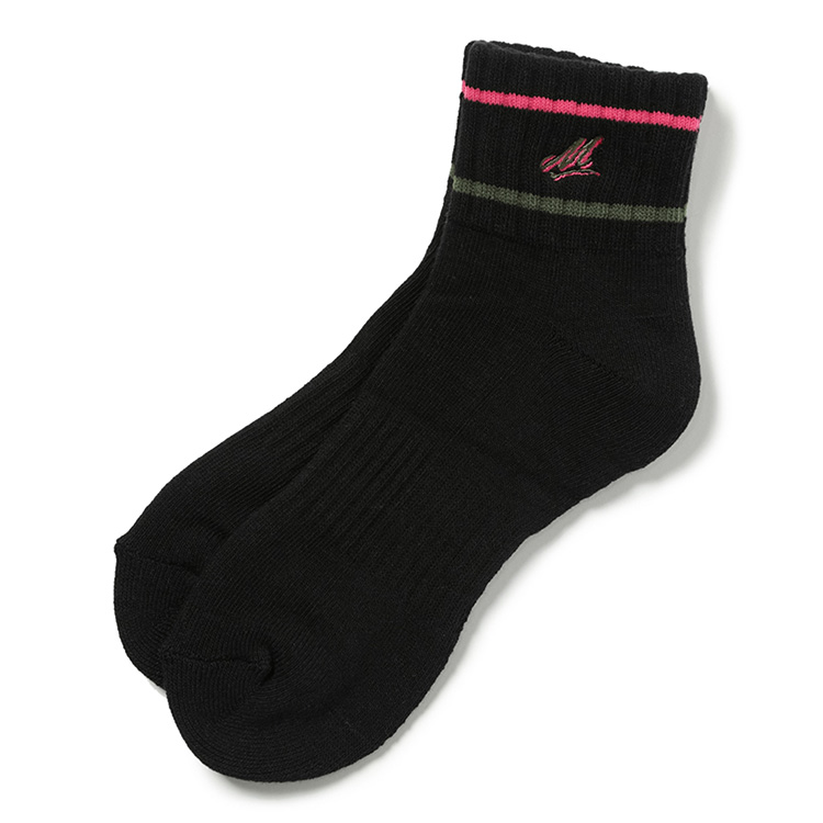 BSWソックス(Mロゴ刺繍)