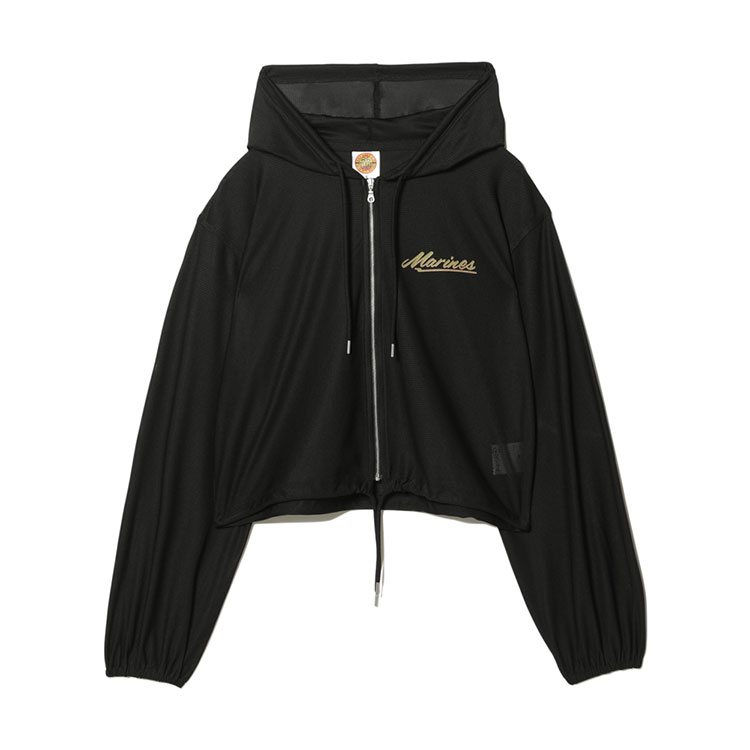 BSW メッシュZIPパーカー(ロゴ)