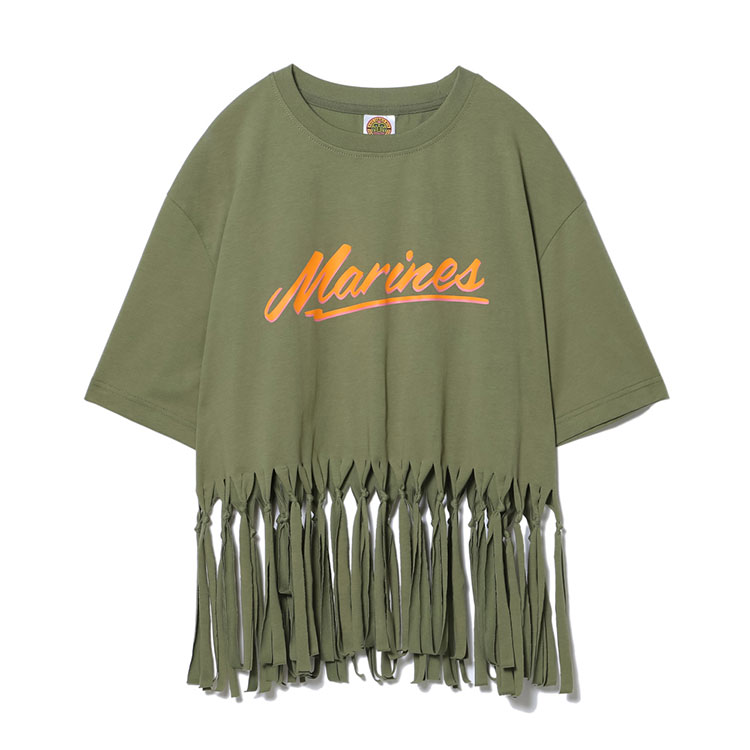 BSW フリンジTシャツ(プリント)