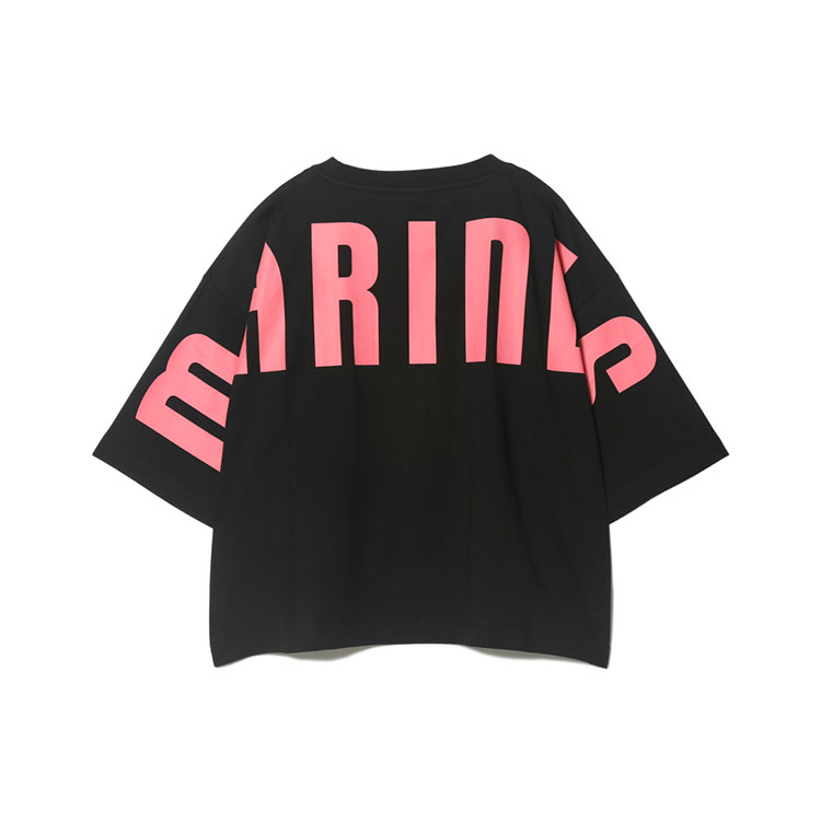 BSWクロップド半袖Tシャツ(背面MARINES)