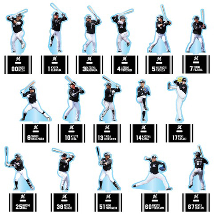 2024 プレーヤーズ シークレットアクリルスタンド(ビジターユニホーム)