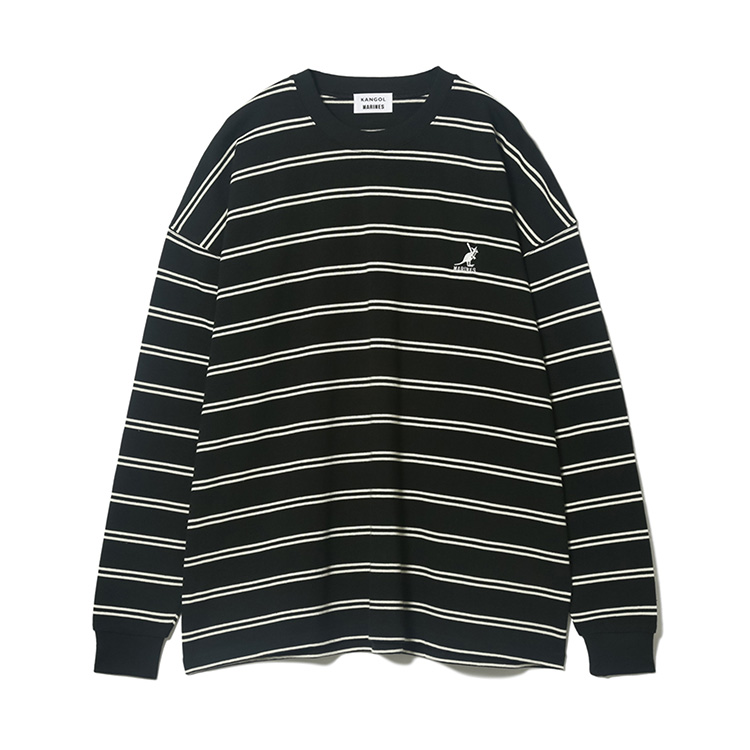MARINES✕KANGOL　ボーダー長袖Tシャツ