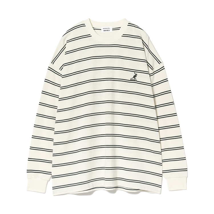 MARINES✕KANGOL　ボーダー長袖Tシャツ