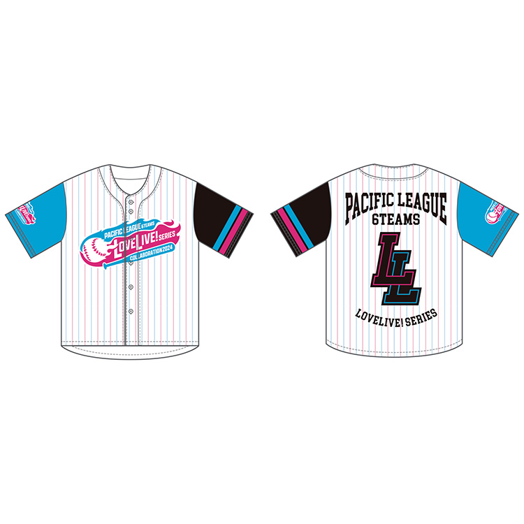 ユニフォーム風ベースボールシャツ