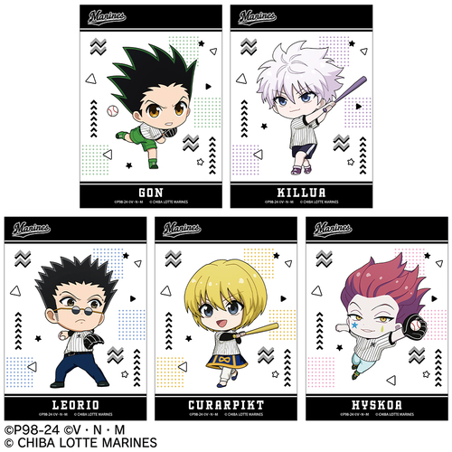 『HUNTER×HUNTER』マリーンズ / ちびキャラ ブロマイド5枚セット
