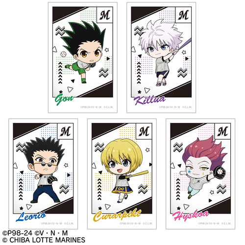 『HUNTER×HUNTER』マリーンズ / ちびキャラ インスタントカメラ風イラストカード5枚セット