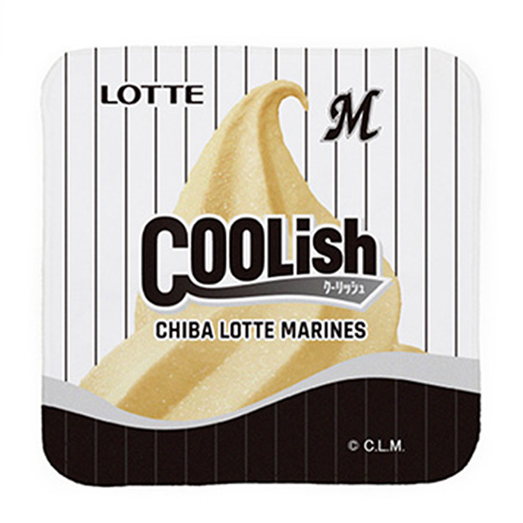 マリーンズ×クーリッシュコラボ ミニタオル(パッケージ)