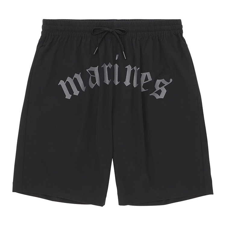 デサントMARINES 千葉ロッテマリーンズ ハーフパンツ プロ実使用 BSWウーブンハーフパンツ(Mロゴ)/マリーンズオンラインストア