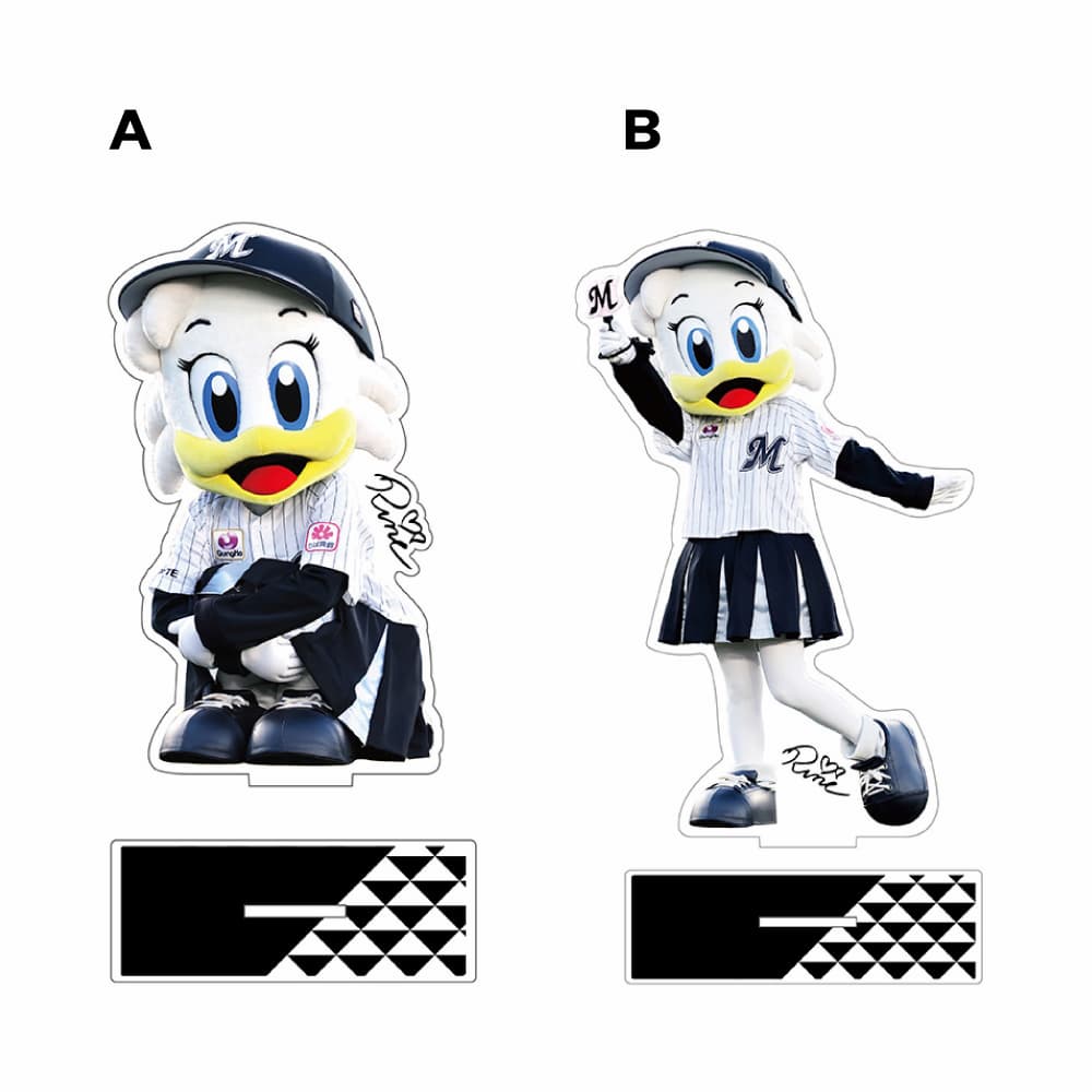 千葉ロッテマリーンズ マーくん ズーちゃん アクリルスタンド オンラインストア限定】11/1(金)PHOTOマスコット総集編グッズ