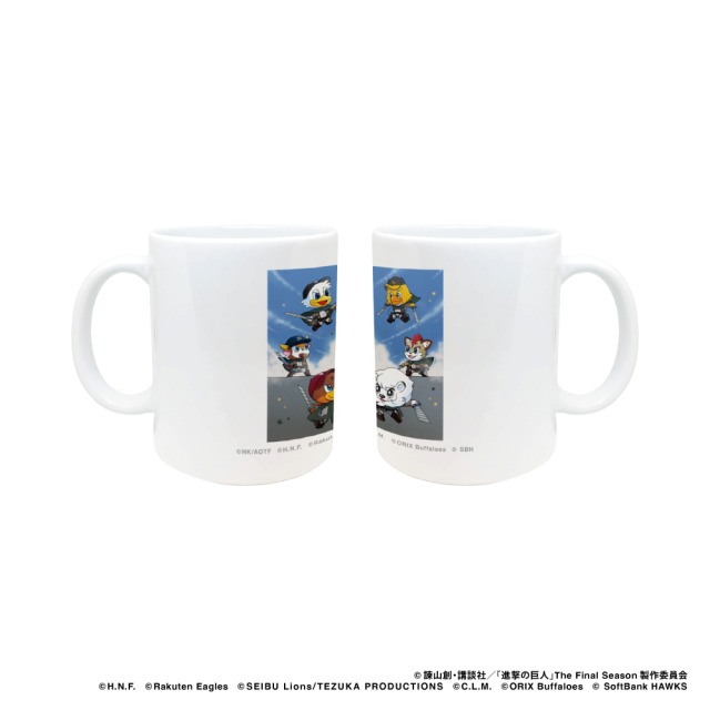 2024進撃の巨人/パシフィック・リーグ6球団 マグカップ(マスコット)