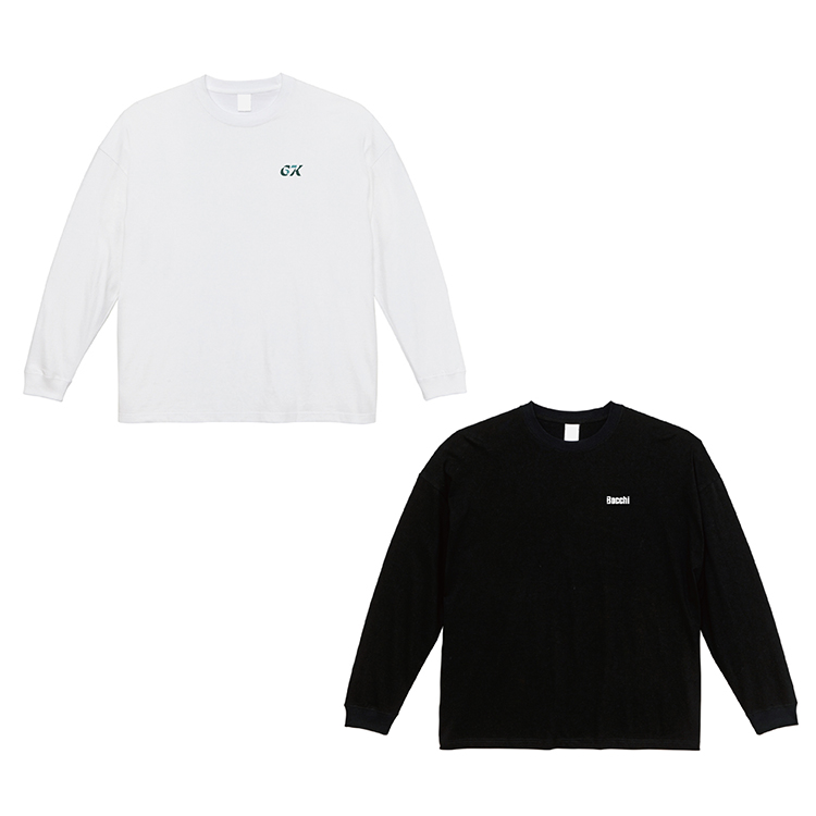 刺繍長袖BIGTシャツ