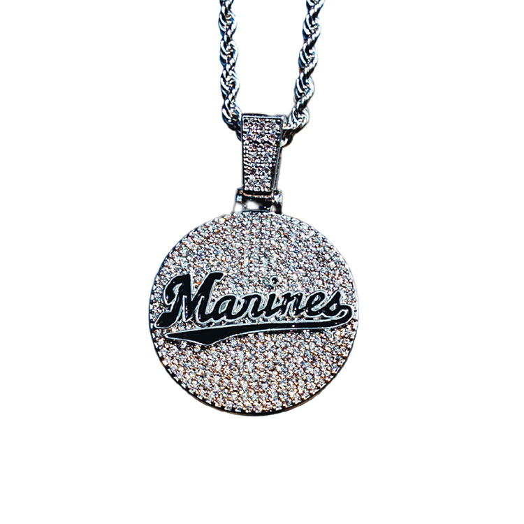 Iced Out Marines Pendant