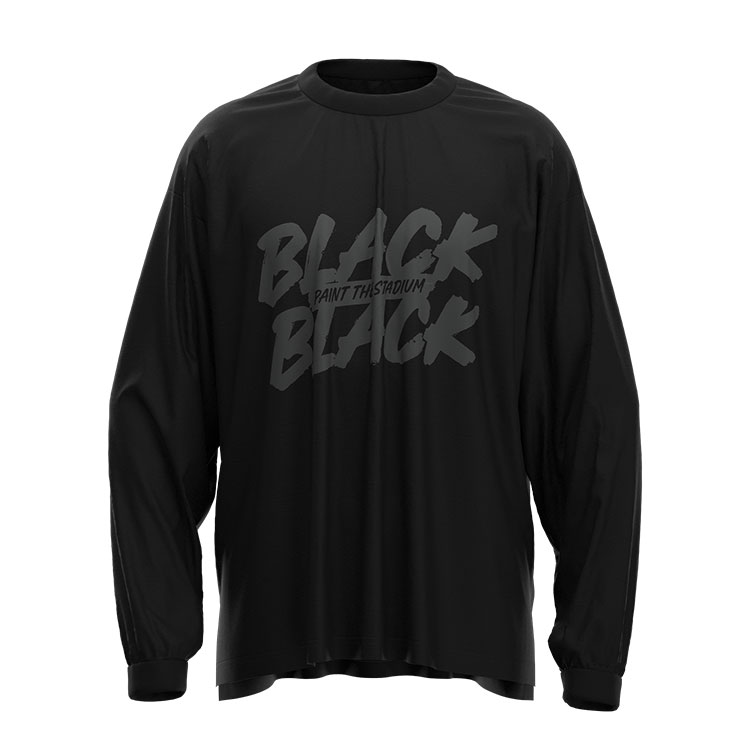BLACKBLACKロングスリーブTシャツ