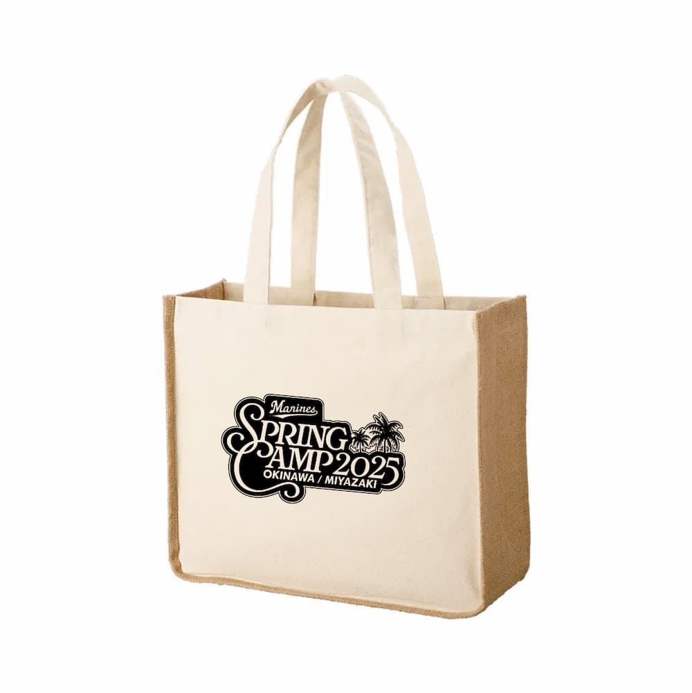 ジュート＆キャンバストートバッグ