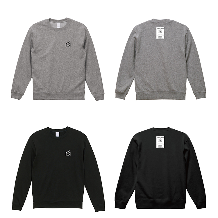 スウェット シルエット グレー