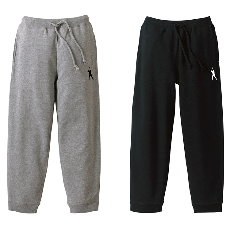 スウェットパンツ シルエット グレー