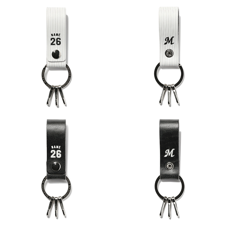 本革製ベルトキーリング