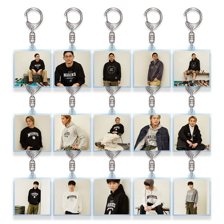 シークレットアクリルキーホルダー(全5種)