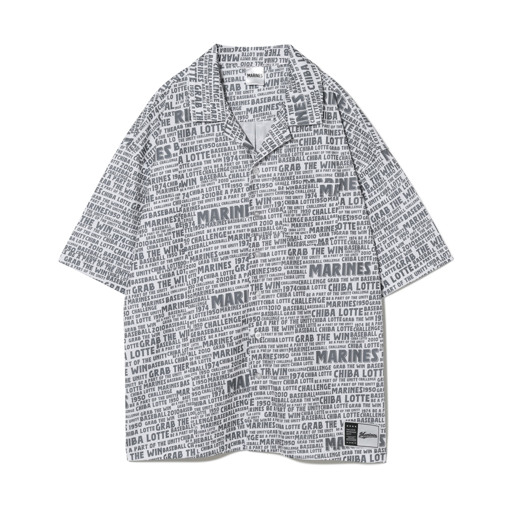 オープンシャツ(総柄メッセージ)