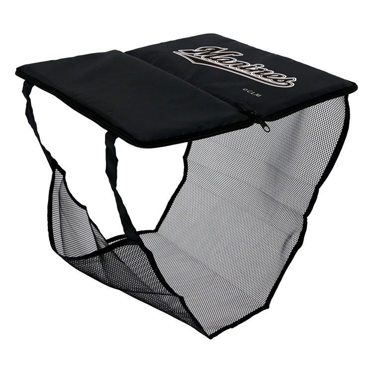 足元ネット付きクッション　千葉ロッテマリーンズver. ブラック フリー