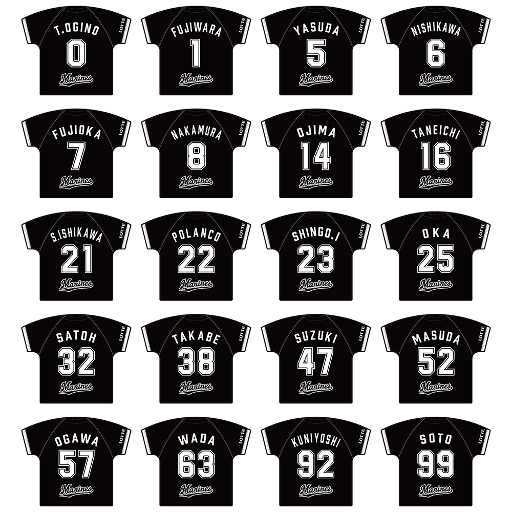 ユニホーム型シークレットクリップマグネット