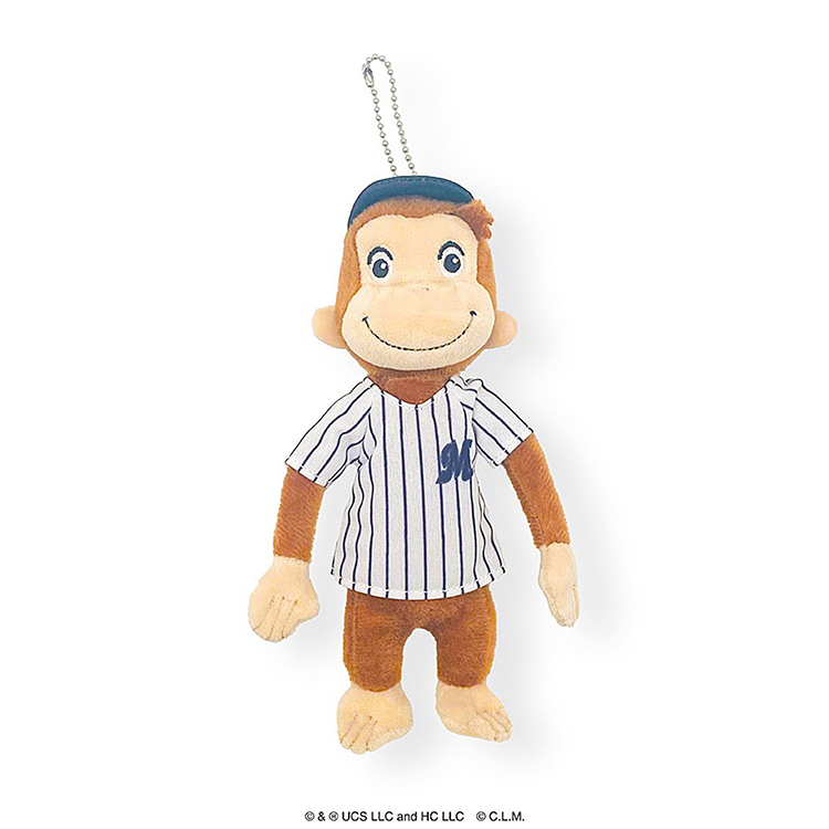 千葉ロッテマリーンズ ボールチェーン付きぬいぐるみ / おさるのジョージ