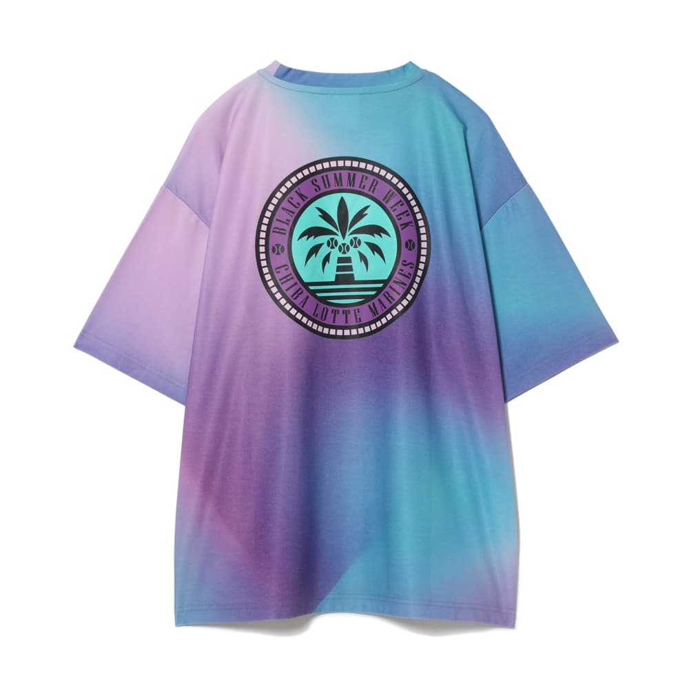 BSW半袖ムラ染めTシャツ(サークルロゴ)