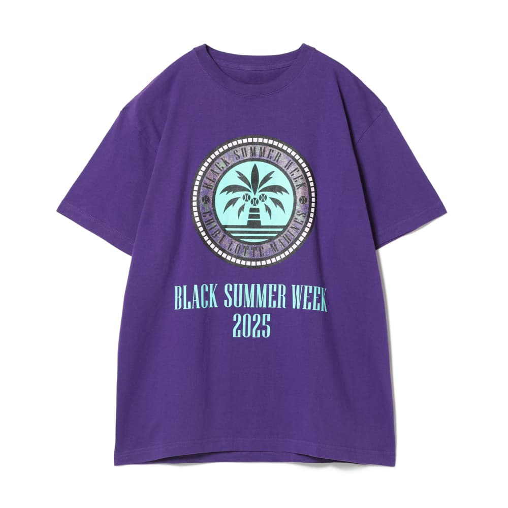 BSW半袖Tシャツ(サークルロゴ/グリッタープリント)