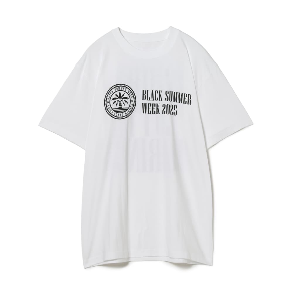 BSW半袖Tシャツ(テキストロゴ/リフレクトプリント)